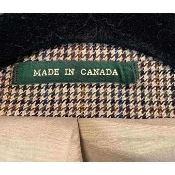 Lauren Ralph Lauren Mens 46R Wool Houndstooth Blazer Sport Coat Tan Brown Canada - Picture 9 of 16